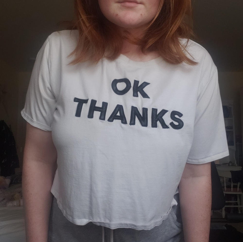 Oversized Cropped Tee